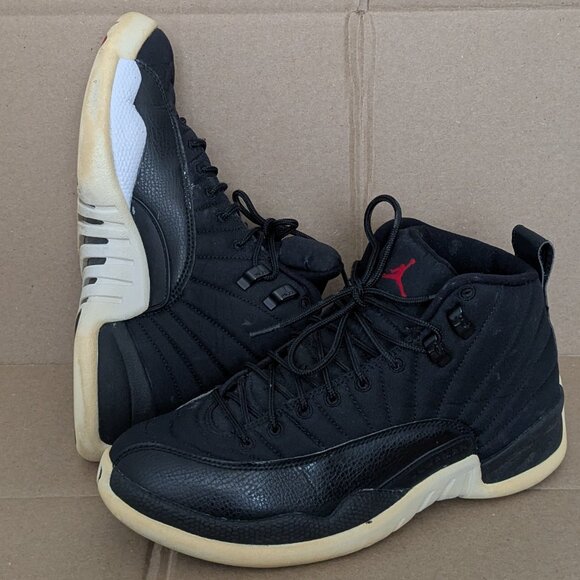 Jordan 12 Retro Shoes Mens Size 8 Flu Game 130690-004 Basketball Sneakers - Picture 3 of 13